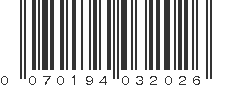 UPC 070194032026