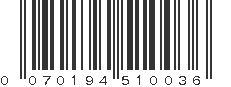 UPC 070194510036