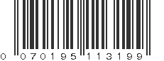 UPC 070195113199