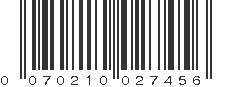 UPC 070210027456