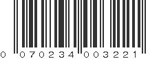 UPC 070234003221