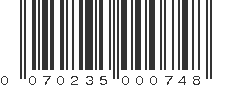 UPC 070235000748