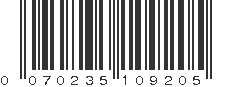 UPC 070235109205