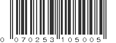 UPC 070253105005