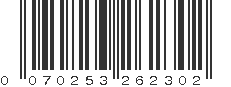 UPC 070253262302