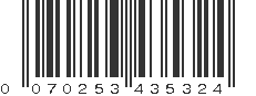 UPC 070253435324