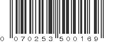 UPC 070253500169