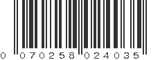 UPC 070258024035