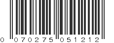 UPC 070275051212