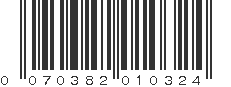 UPC 070382010324