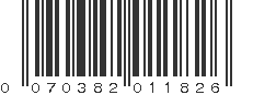 UPC 070382011826