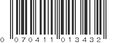 UPC 070411013432