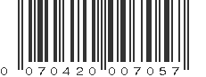 UPC 070420007057