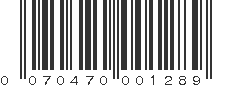 UPC 070470001289