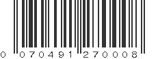 UPC 070491270008