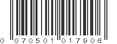 UPC 070501017906