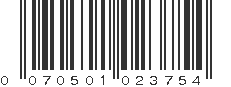 UPC 070501023754