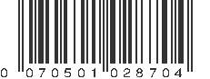 UPC 070501028704