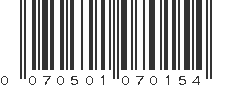 UPC 070501070154