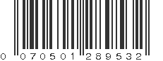 UPC 070501289532