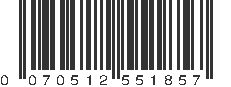 UPC 070512551857