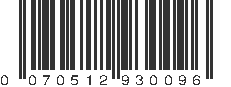 UPC 070512930096