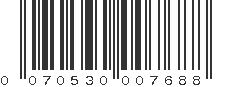 UPC 070530007688