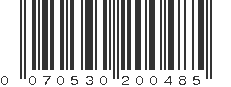 UPC 070530200485