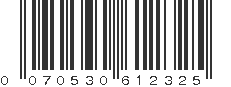 UPC 070530612325