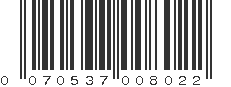 UPC 070537008022