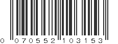 UPC 070552103153