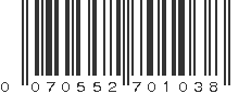 UPC 070552701038