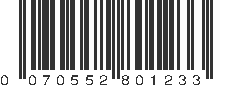 UPC 070552801233