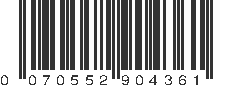 UPC 070552904361