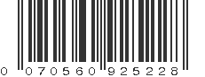 UPC 070560925228