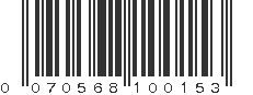 UPC 070568100153