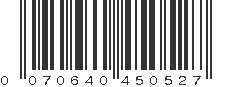 UPC 070640450527