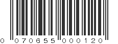 UPC 070655000120