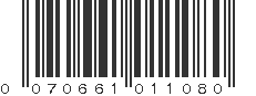 UPC 070661011080