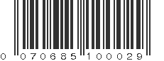 UPC 070685100029