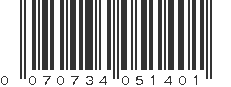 UPC 070734051401