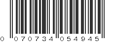 UPC 070734054945