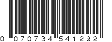 UPC 070734541292