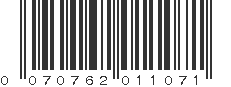 UPC 070762011071