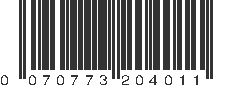 UPC 070773204011