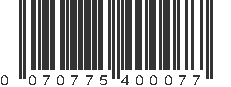 UPC 070775400077