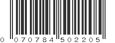 UPC 070784502205
