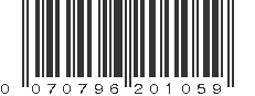 UPC 070796201059