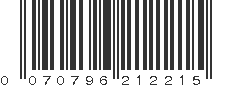 UPC 070796212215