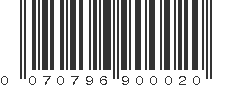 UPC 070796900020